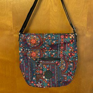 Kipling Multicolored Floral Crossbody Bag